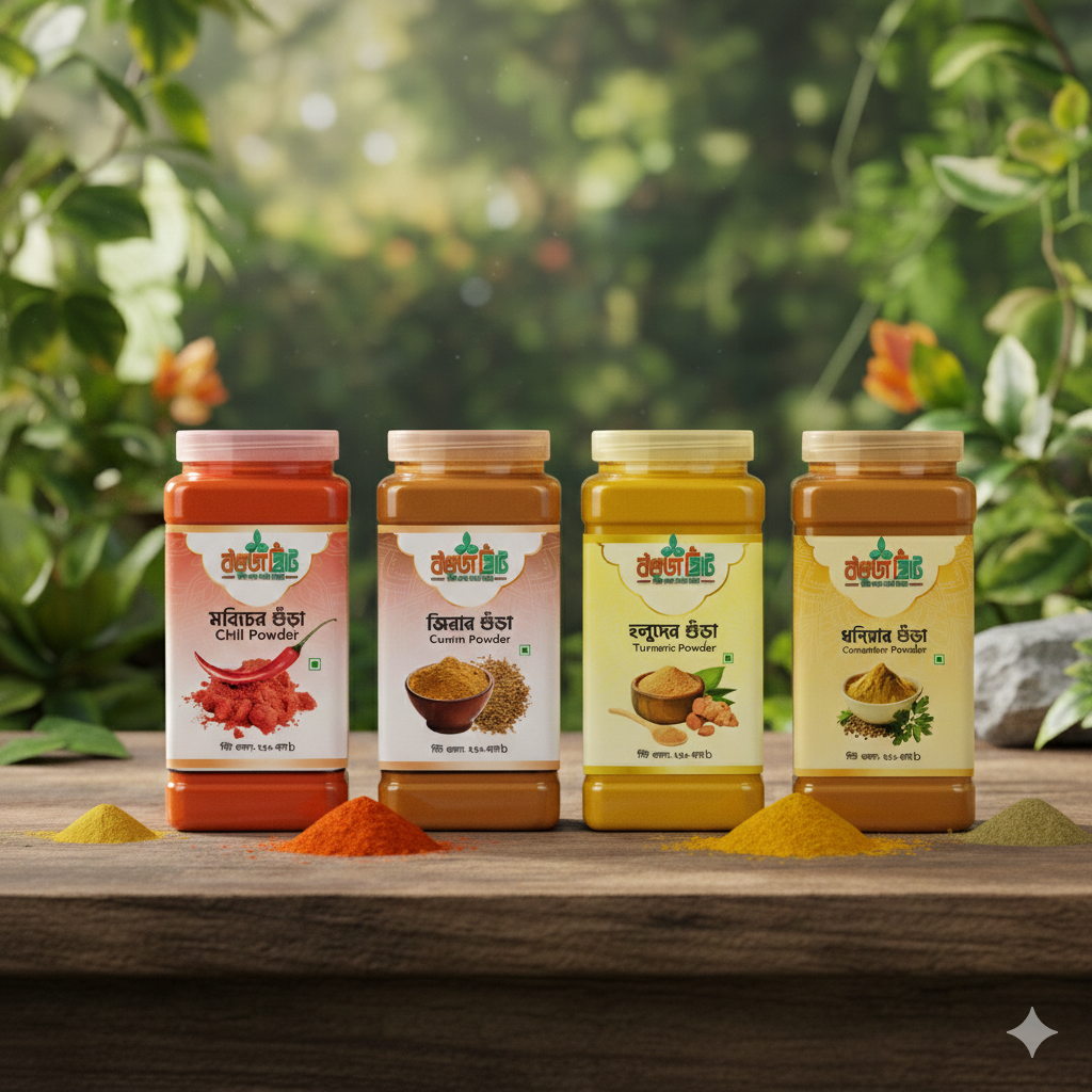 গুঁড়া মশলা ৫০০ গ্রাম